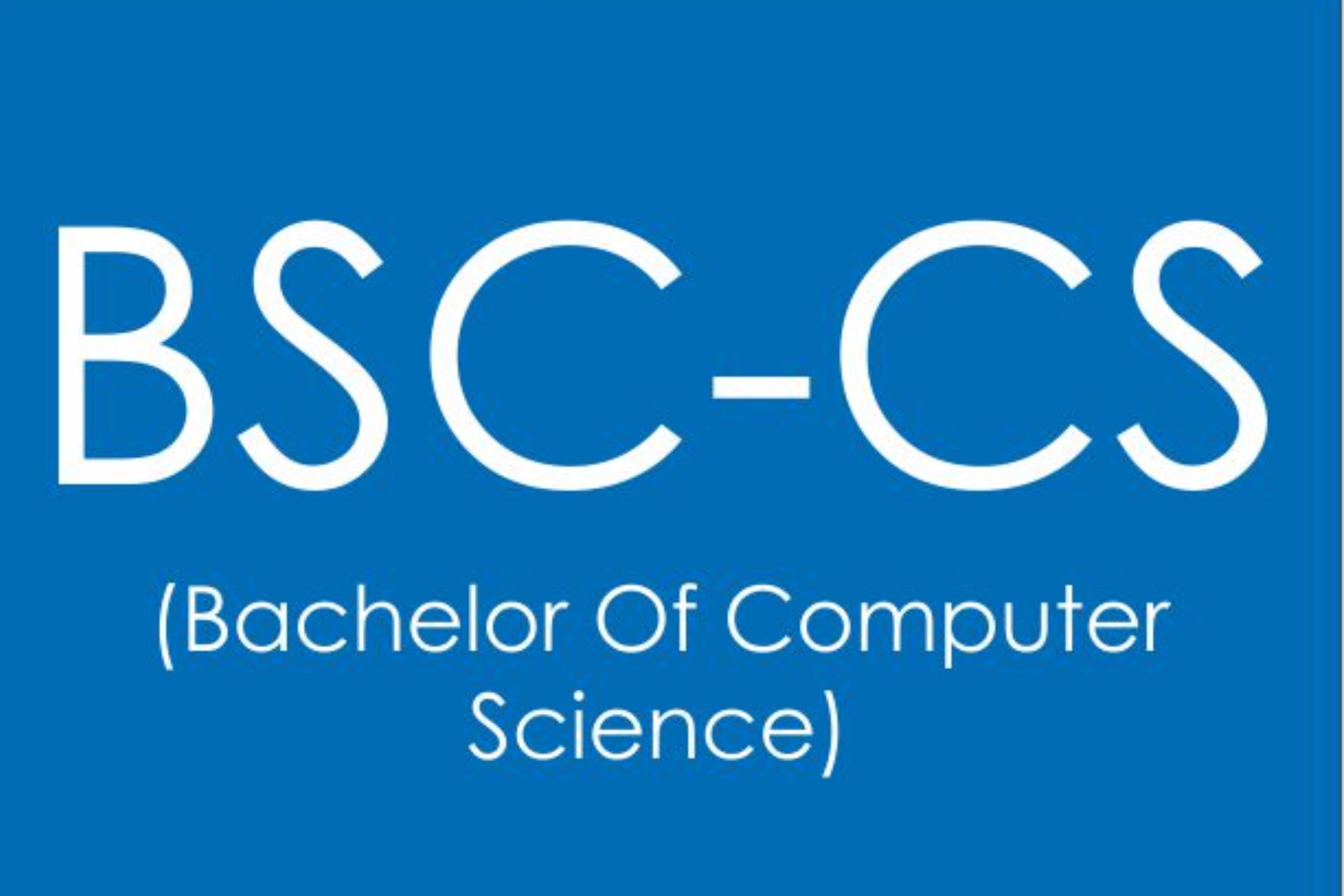 B.Sc. Computer Science